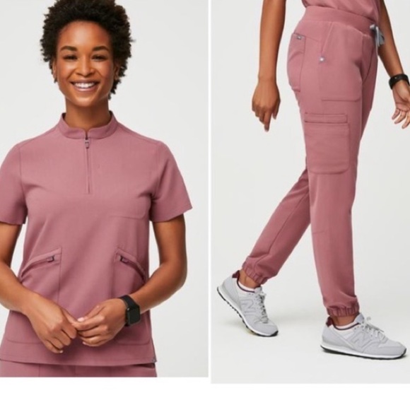 Figs Pants - Figs Mauve Scrub Set